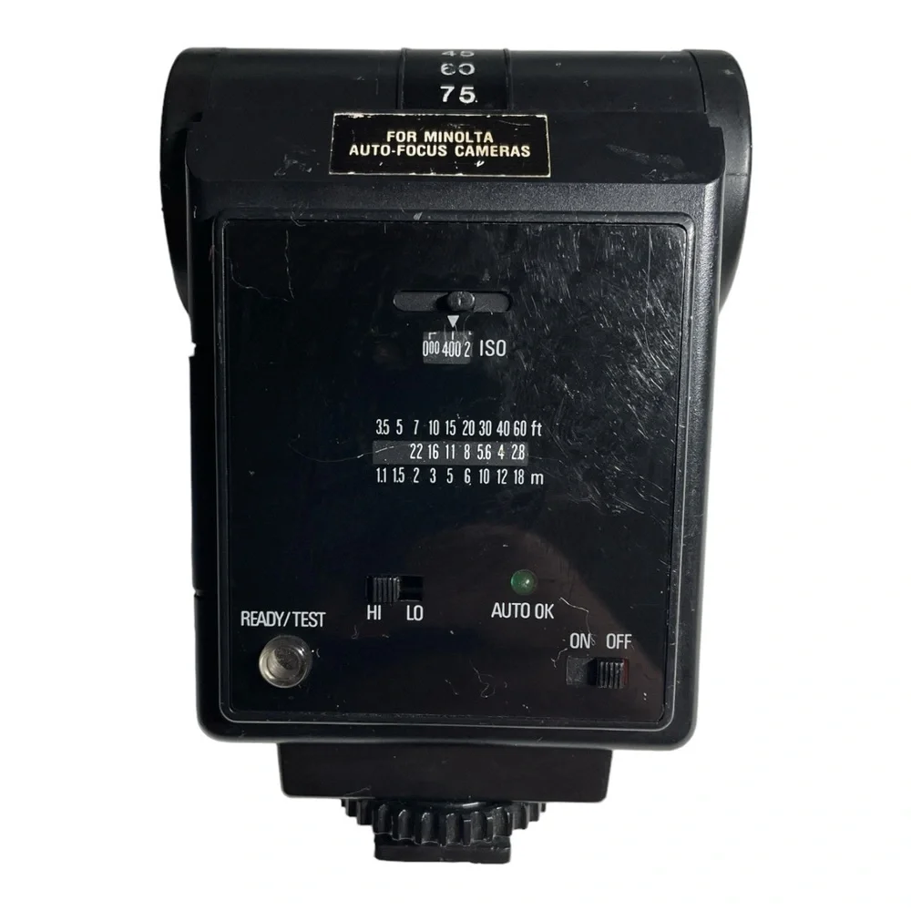 🔥 SAKAR 720-AF AUTO FOCUS FLASH FOR MINOLTA MAXXUM AUTO-FOCUS CAMERAS 🔥